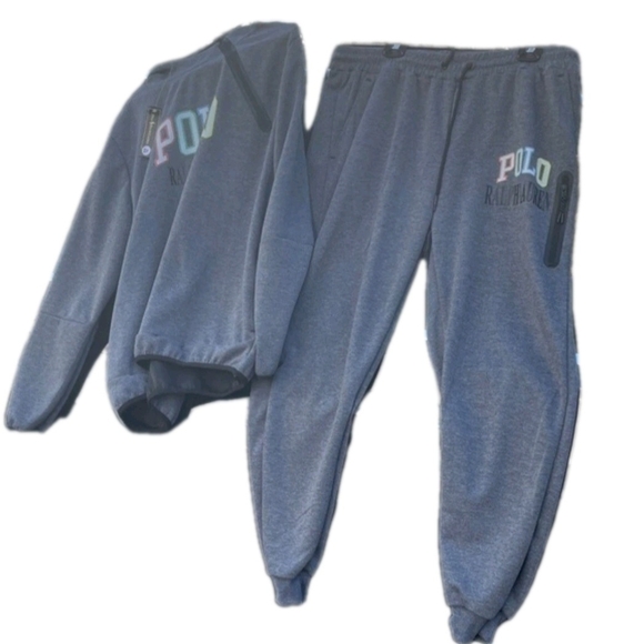 Polo Ralph Lauren Polo Joggers & Sweater Grey (2 PIECE SET) Mens Size XXL - Picture 4 of 5